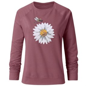 Daisy Long Sleeve T-Shirt/XL - brown