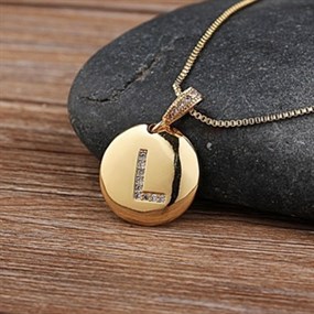 Initial Necklace - "L"