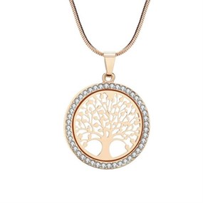 Family Tree Necklace - gold