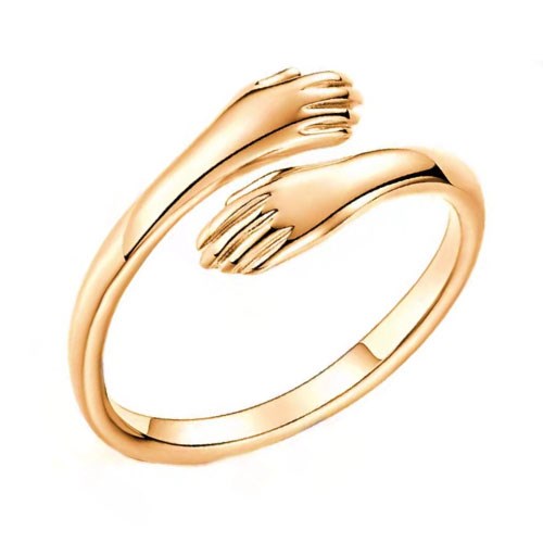 Hug Me Ring - rose gold