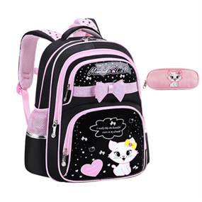 Cute Backpack - black/pink